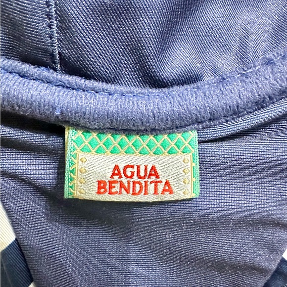 BNWOT Agua by Agua Bendita Magdalena Striped BIKINI TOP - Picture 5 of 5